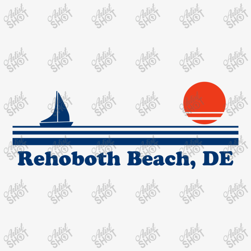 Rehoboth Beach, De   Sailboat Sunrise   Rehoboth Beach Delaware Ladies Fitted T-shirt | Artistshot