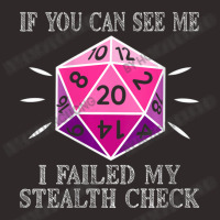 Womens D20 Rpg Gaming If You Can See Me I Failed My Stealth Check V-ne Racerback Tank | Artistshot