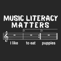 Music Literacy Matters I Like To Eat Puppies T Shirt Women's Pajamas Set | Artistshot