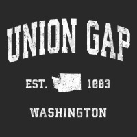 Womens Union Gap Washington Wa Vintage Athletic Sports Design V Neck T Printed Hat | Artistshot