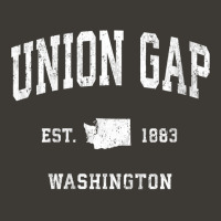 Womens Union Gap Washington Wa Vintage Athletic Sports Design V Neck T Bucket Hat | Artistshot