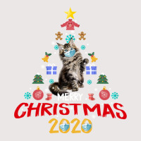 Quarantine Christmas 2020 Tree Maine Coon Cat Mask Gift Sweatshirt Pocket T-shirt | Artistshot