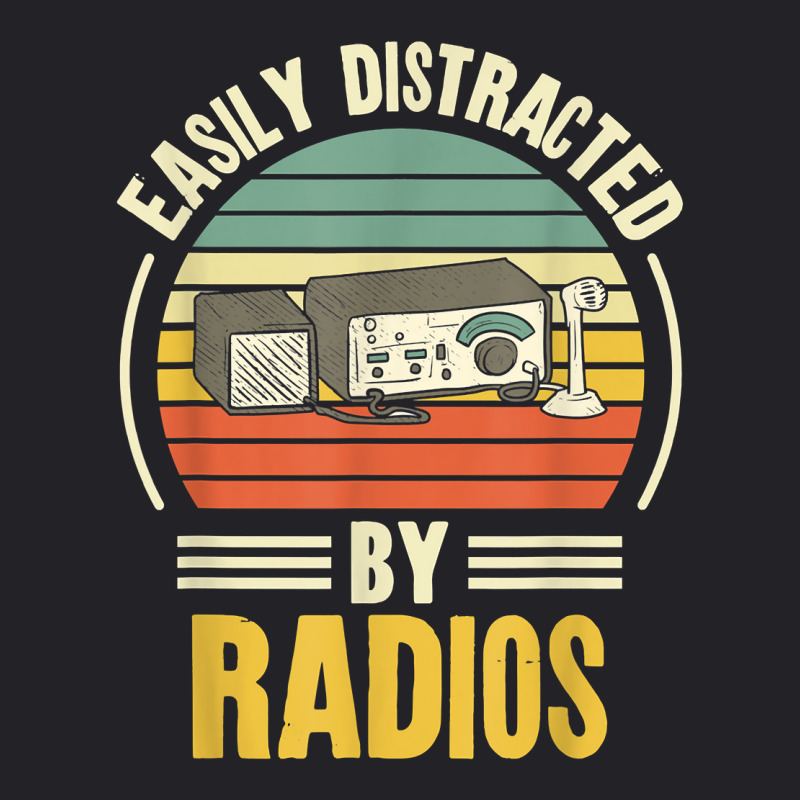 Easily Distracted By Radios Ham Radio Amateur Radio T Shirt Youth Tee by cm-arts | Artistshot