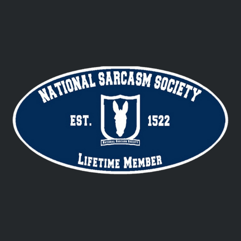 National Sarcasm Society   Lifetime Member Classic Crewneck Sweatshirt by cm-arts | Artistshot