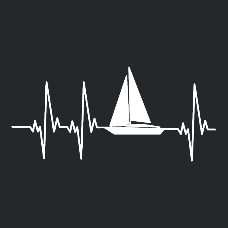 Sailing Heartbeat Ship Crewneck Sweatshirt | Artistshot