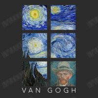 Van Gogh Starry Night Painting Collage With Self-portrait Exclusive T-shirt | Artistshot