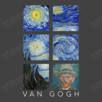 Van Gogh Starry Night Painting Collage With Self-portrait Vintage T-shirt | Artistshot