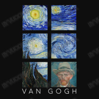 Van Gogh Starry Night Painting Collage With Self-portrait Crop Top | Artistshot