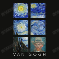 Van Gogh Starry Night Painting Collage With Self-portrait Scorecard Crop Tee | Artistshot