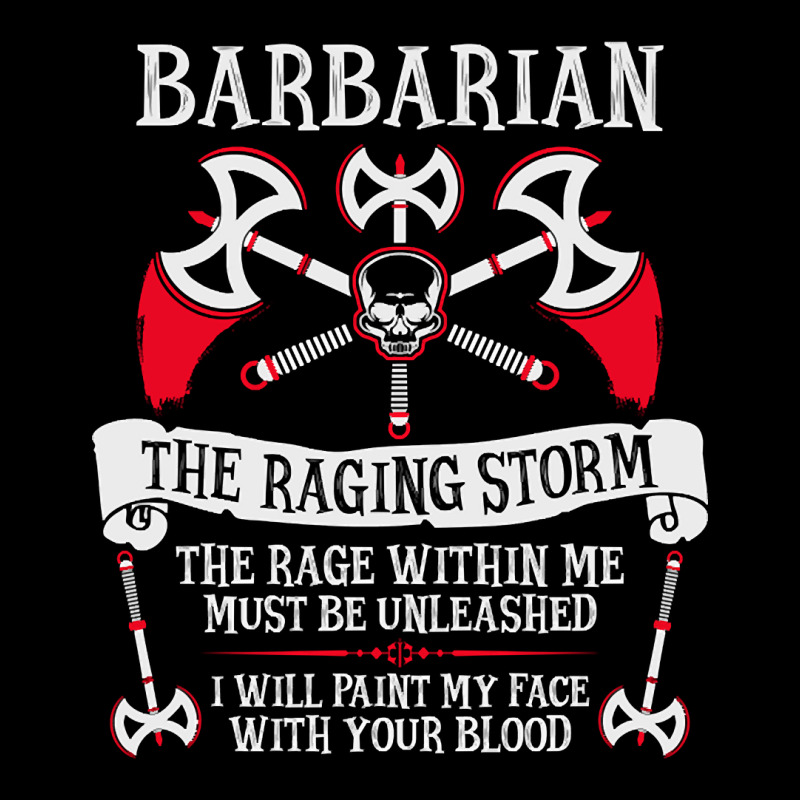 Barbarian, Dungeons & Dragons - The Raging Storm V-Neck Tee by Kosdapen517 | Artistshot