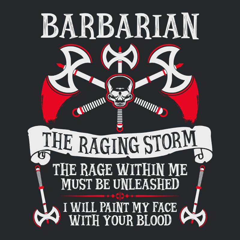 Barbarian, Dungeons & Dragons - The Raging Storm Crewneck Sweatshirt by Kosdapen517 | Artistshot