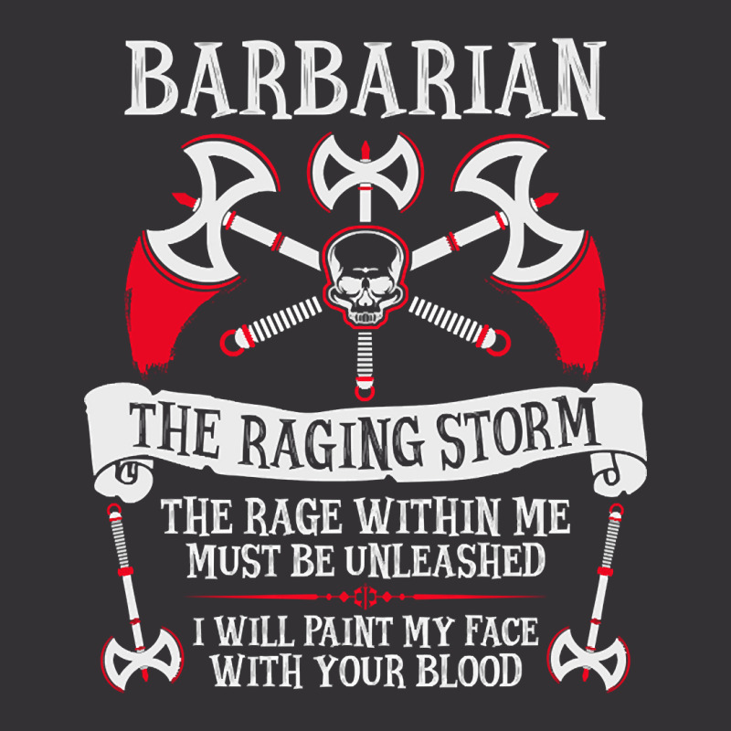 Barbarian, Dungeons & Dragons - The Raging Storm Vintage Hoodie by Kosdapen517 | Artistshot