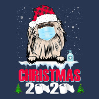 Pekingese Face Mask Dog Merry Christmas 2020 Funny Gift Xmas T Shirt Ladies Denim Jacket | Artistshot