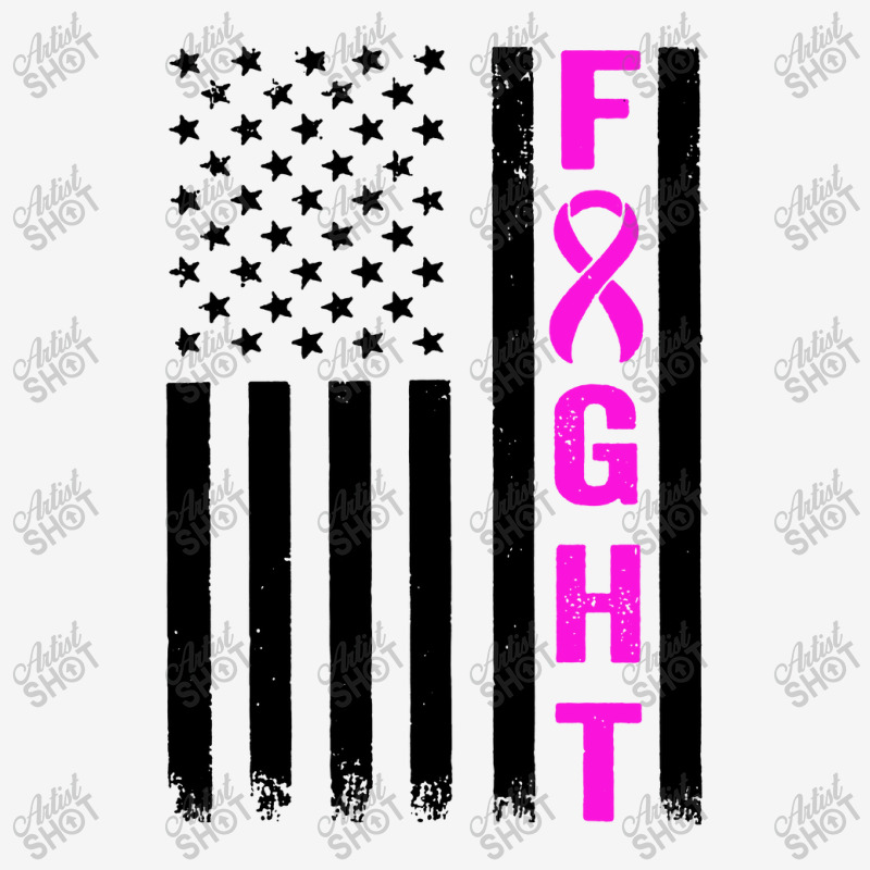 Fight Breast Survivor American Flag Adjustable Cap by Saprol Tees | Artistshot