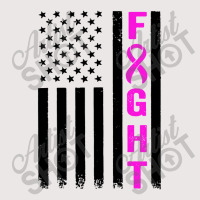 Fight Breast Survivor American Flag Pocket T-shirt | Artistshot