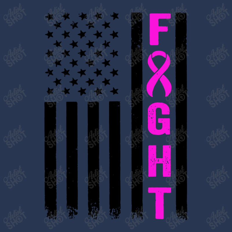 Fight Breast Survivor American Flag Ladies Denim Jacket by Saprol Tees | Artistshot