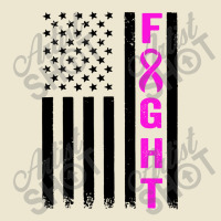 Fight Breast Survivor American Flag Cropped Hoodie | Artistshot