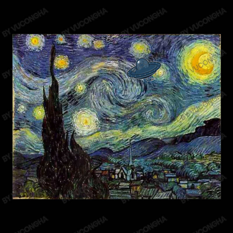 Van Gogh Starry Night Ufo Invasion Artistic Zipper Hoodie by vucongha | Artistshot