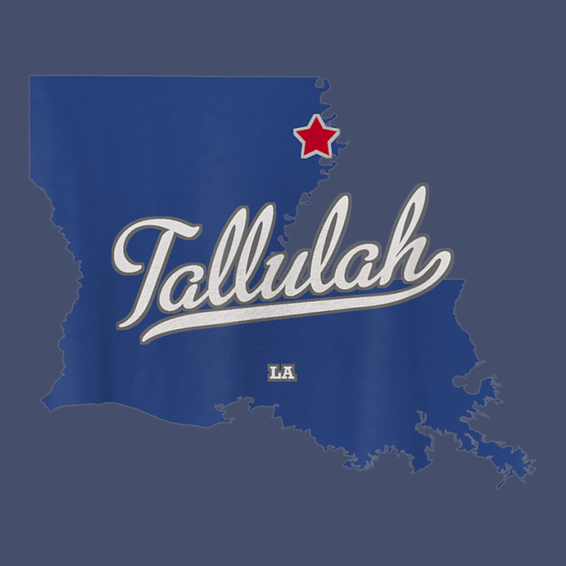 Tallulah Louisiana La Map T Shirt Vintage Short | Artistshot