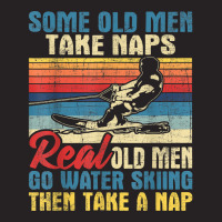 Some Old Men Take Naps   Grandpa Water Ski Waterskiing T Shirt Vintage Cap | Artistshot