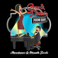 B0b's.burgers Gene And Linda's Piano Bar V-neck Tee | Artistshot