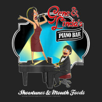 B0b's.burgers Gene And Linda's Piano Bar 3/4 Sleeve Shirt | Artistshot