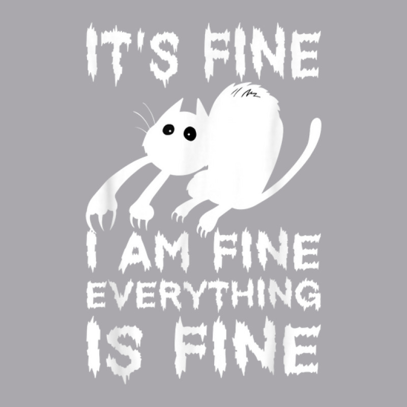 It's Fine I'm Fine Everything Is Fine Stressed Out Black Cat Youth 3/4 Sleeve by Prismatic | Artistshot