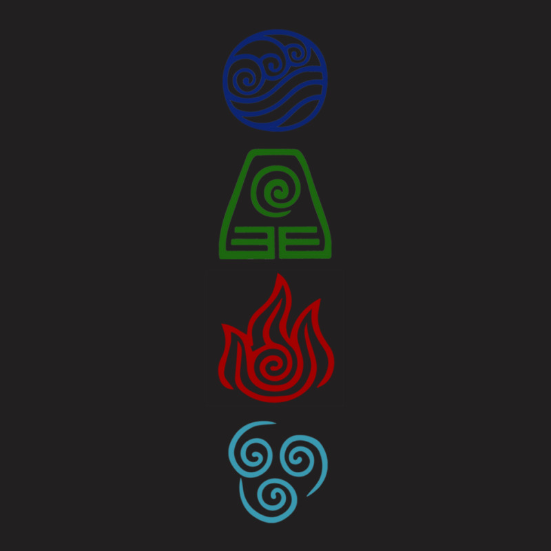 Avatar Four Elements T-shirt By Liambrow - Artistshot