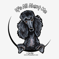 Black Standard Poodle Its All About Me For Boyfriend Scorecard Crop Tee | Artistshot