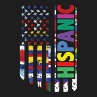 Usa And Latin American Countries Flag Hispanic Heritage Pullover Hoodi Classic T-shirt | Artistshot