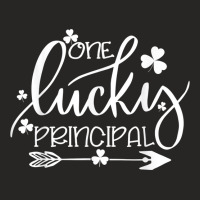 One Lucky Principal Matching St Patty's Day Principal Gifts T Shirt Ladies Fitted T-shirt | Artistshot