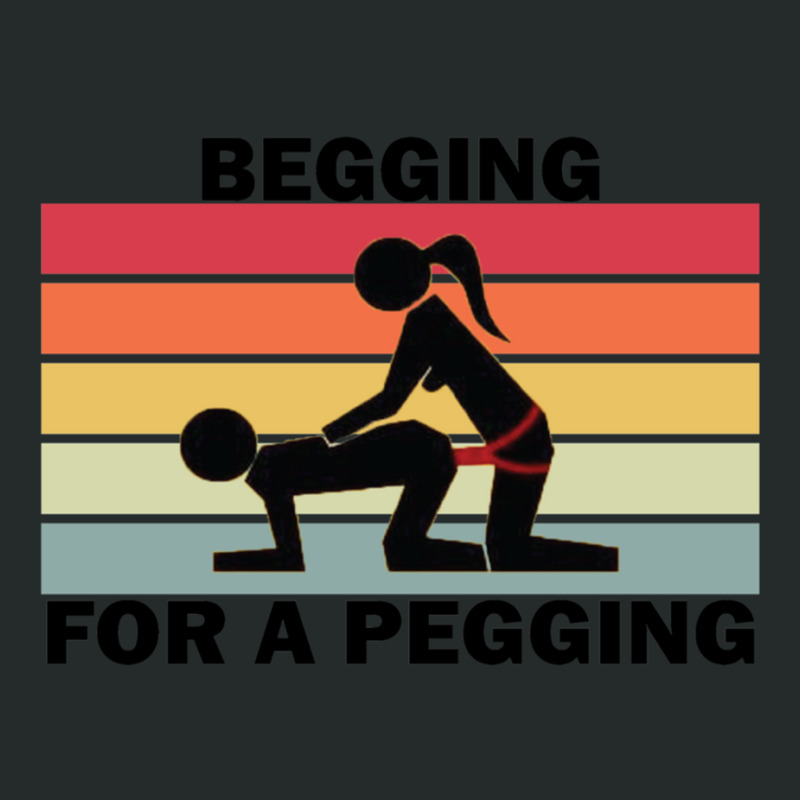 Begging For A Pegging Dominatrix Mistress Bdsm Pegged Women's Triblend Scoop T-shirt | Artistshot