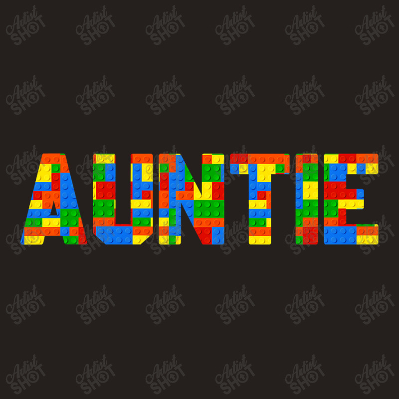 Auntie Brick Builder Funny Blocks Master Builder Tank Top | Artistshot