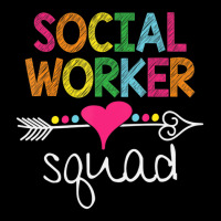 Social Worker Squad Rainbow Women School Social Work V-neck Tee | Artistshot