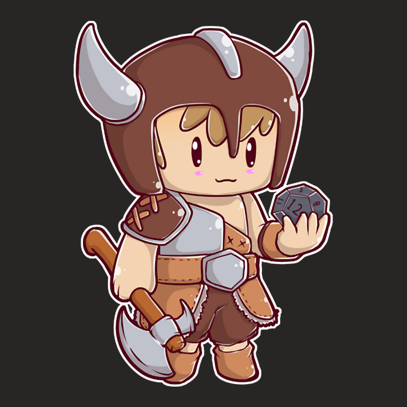 Chibi Barbarian Ladies Fitted T-Shirt by Kosdapen517 | Artistshot