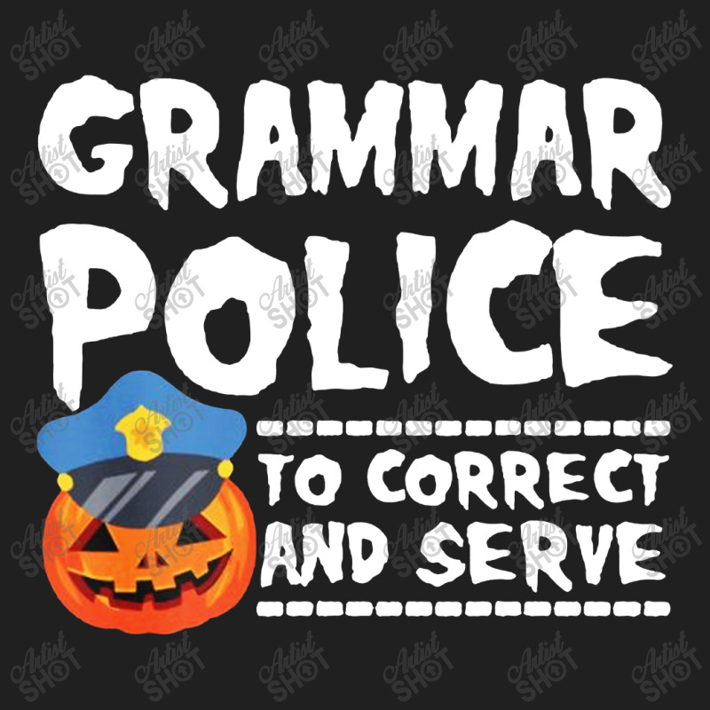 Grammar Police Halloween Ladies Polo Shirt by Saprol Tees | Artistshot