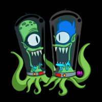 Kang Man And Kodos Sidekick For Fan Legging | Artistshot