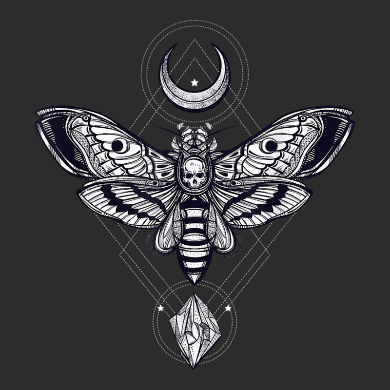 Crystal Moon And Death Moth - Mystic Pagan Skeleton Exclusive T-shirt by TheolaMayshack | Artistshot