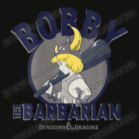 Womens Dungeons & Dragons Bobby The Barbarian V-neck Scorecard Crop Tee | Artistshot