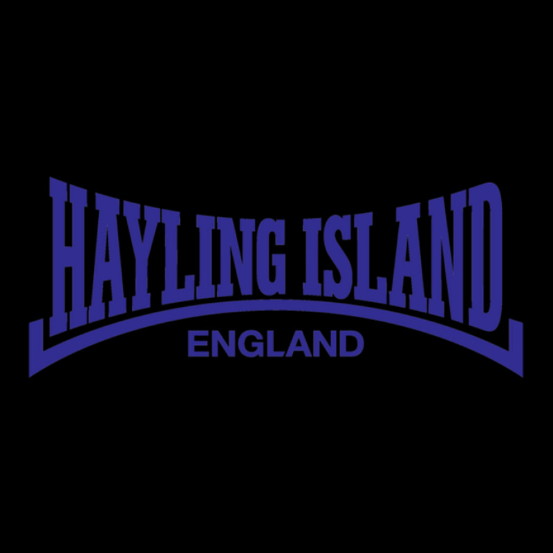 Hayling Island - England Design Blue Zipper Hoodie | Artistshot