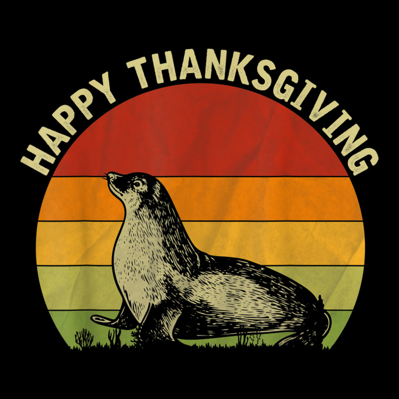 Happy Thanksgiving Sea Lion Lover Cute Thanksgiving Costume Legging by Outpost | Artistshot