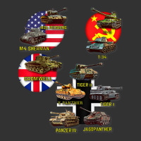 Top 10 Best Ww2 Tanks M4 Sherman Panzer Iv Tiger Ii T 34 T Shirt Baby Bodysuit | Artistshot