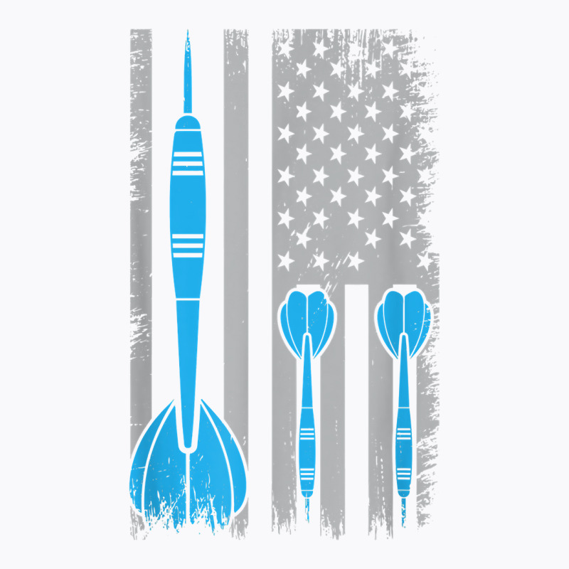 Darts Flag Usa Dartboard Dart Player T Shirt T-Shirt by nejnda | Artistshot