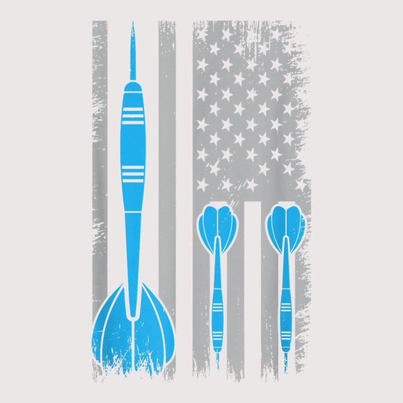 Darts Flag Usa Dartboard Dart Player T Shirt Pocket T-Shirt by nejnda | Artistshot