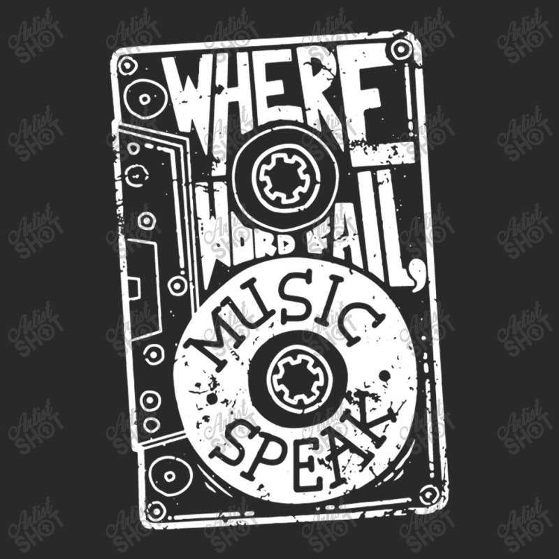 Where Words Fail, Music Speaks Toddler T-shirt by namasari | Artistshot