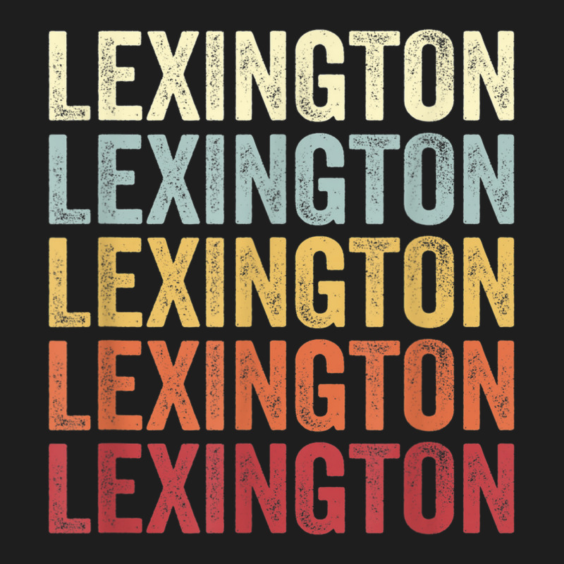 Lexington Tennessee Lexington Tn Retro Vintage Text Classic T-shirt by Color | Artistshot