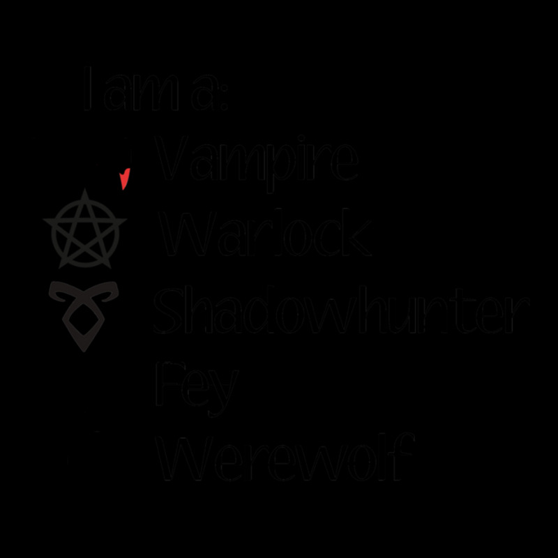 I Am A.... Warlock, Vampire, Shadowhunter, Fey, Werewolf Maternity Scoop Neck T-shirt by cm-arts | Artistshot