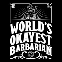 D&d Worlds Okayest Barbarian Adjustable Cap | Artistshot