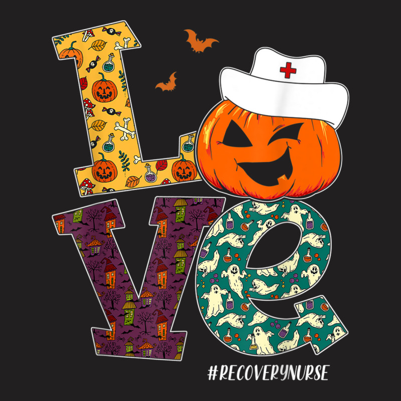 Recovery Nurse Halloween Scary Pumpkin Love Nurse Life T-shirt | Artistshot