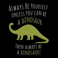 Be A Dinosaur V-neck Tee | Artistshot